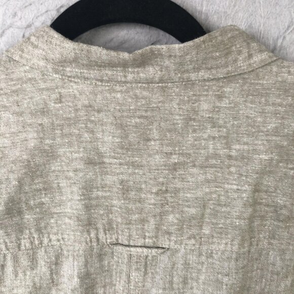 Duluth Trading Jacket Womens Large Beige Hemp Organic Cotton Utility Shacket - Picture 9 of 16